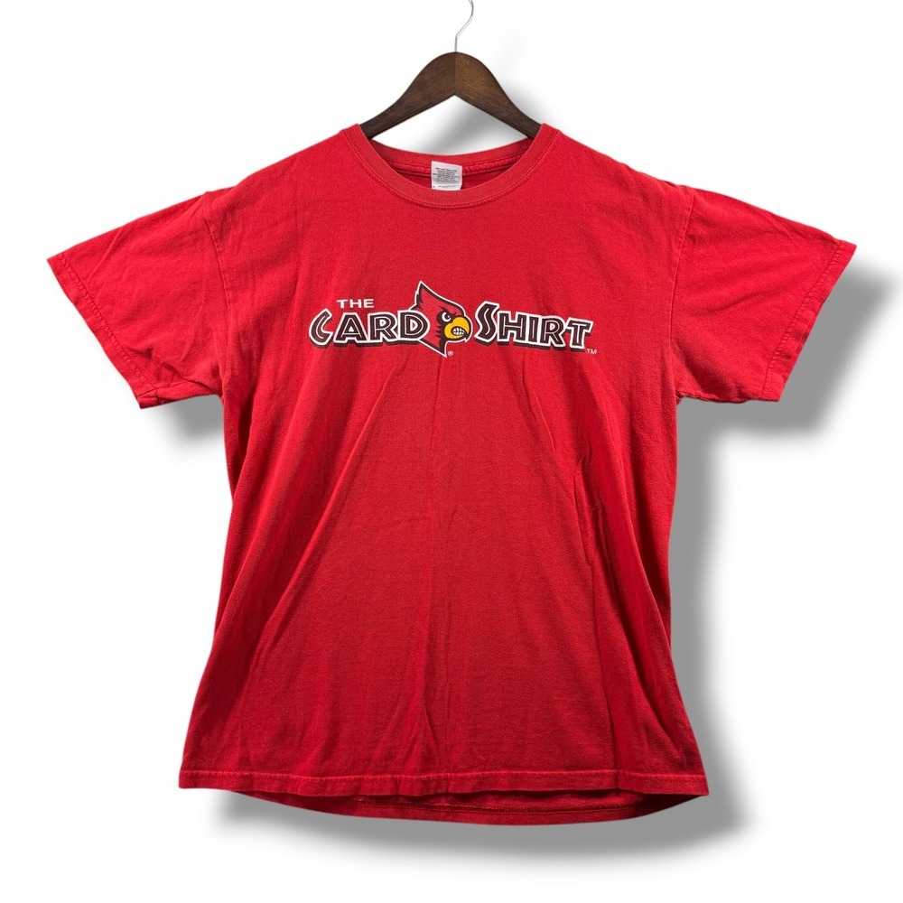 Gildan Louisville Cardinals The Card Shirt The Oven Papa Johns Stadium Red M
